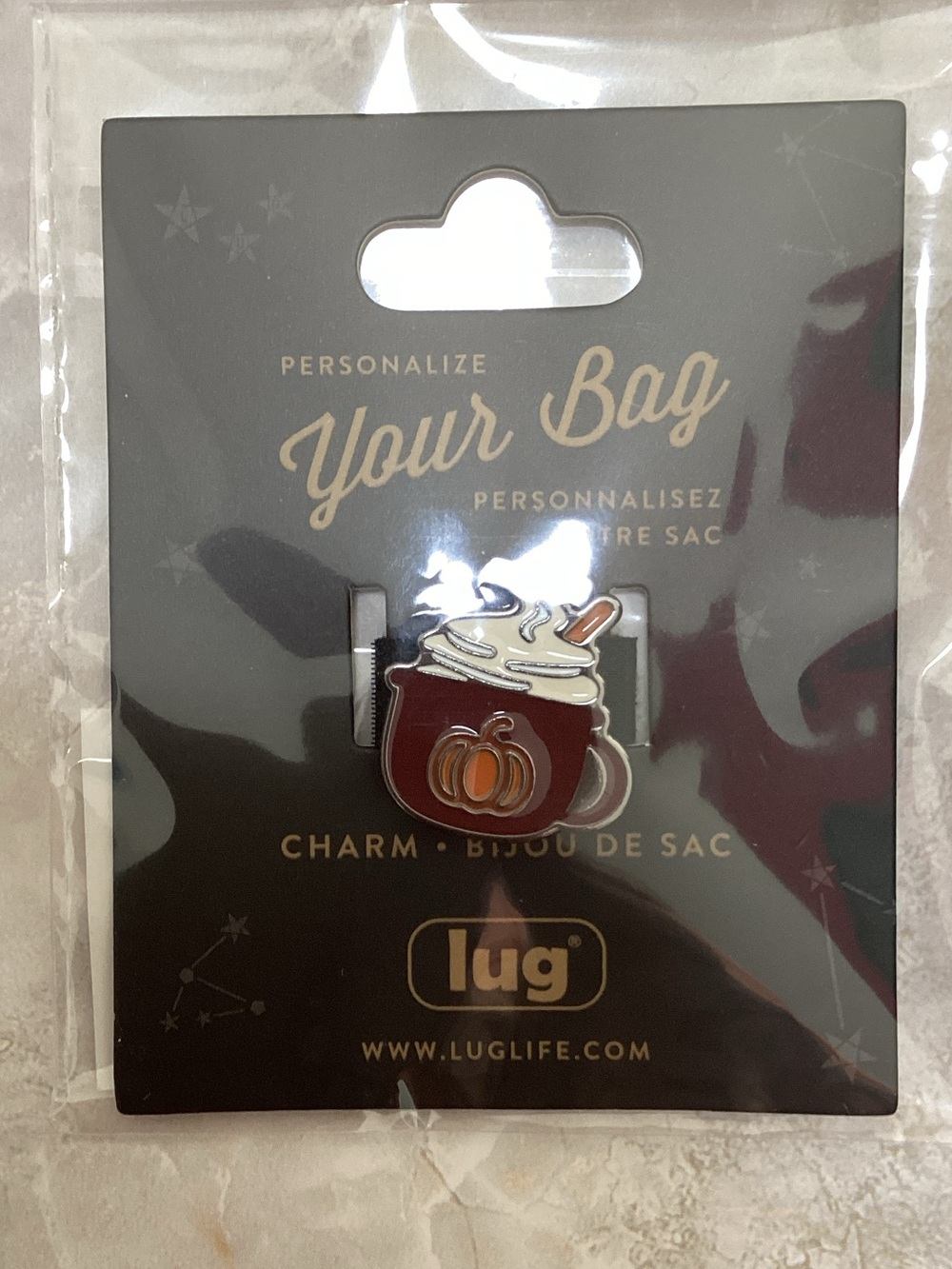 Lug Pumpkin Latte Charm